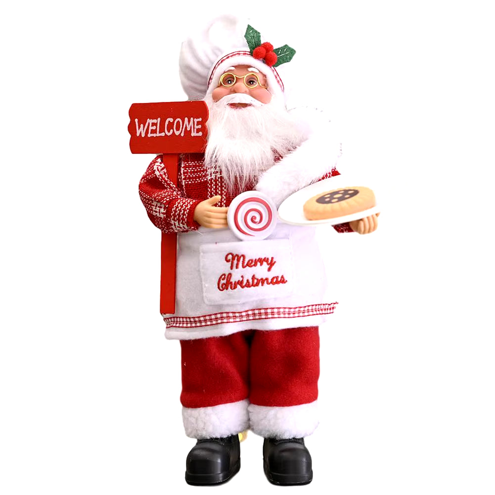 Decorative Desktop Lifelike Santa Doll Figurine By Everything Homez