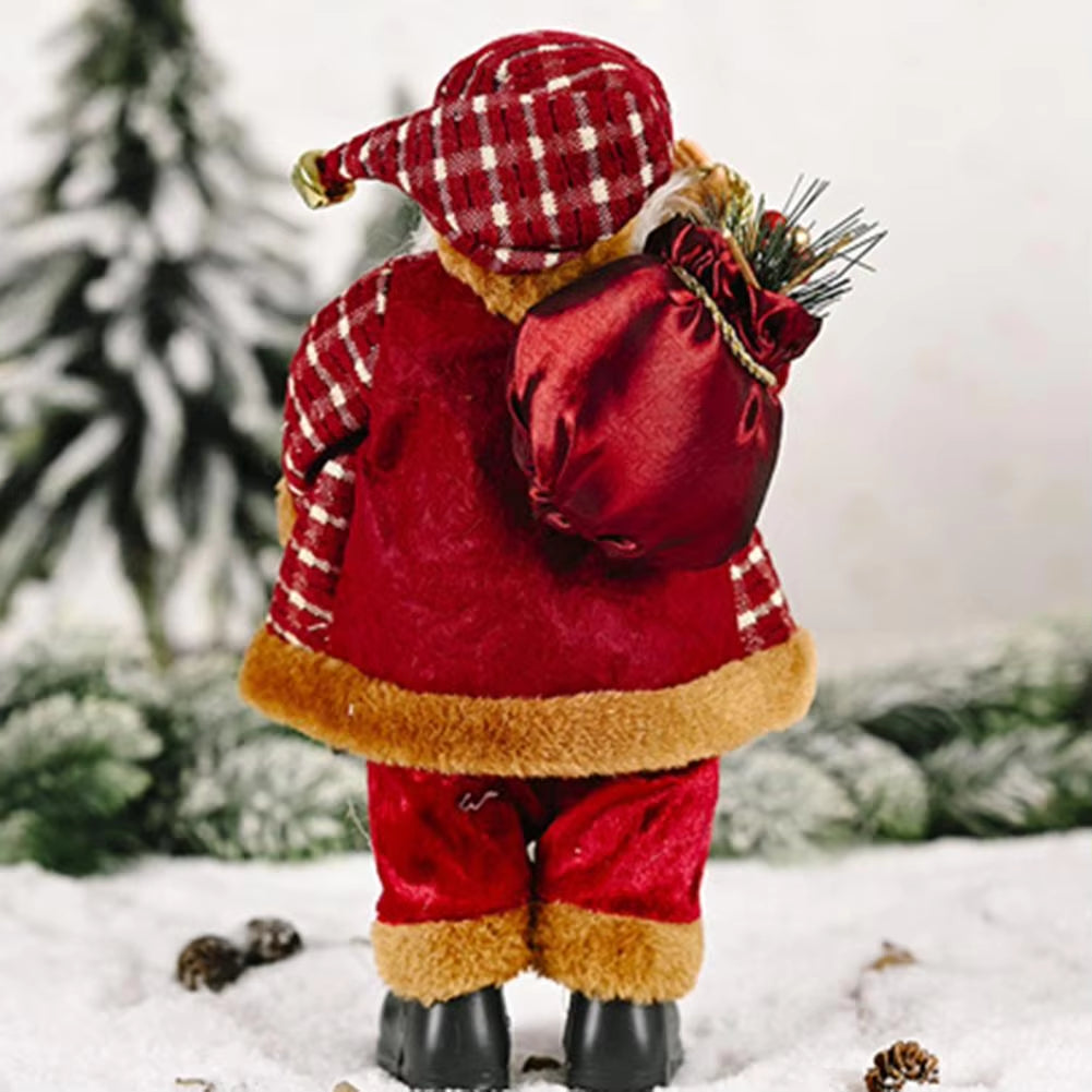 Decorative Desktop Lifelike Santa Doll Figurine By Everything Homez