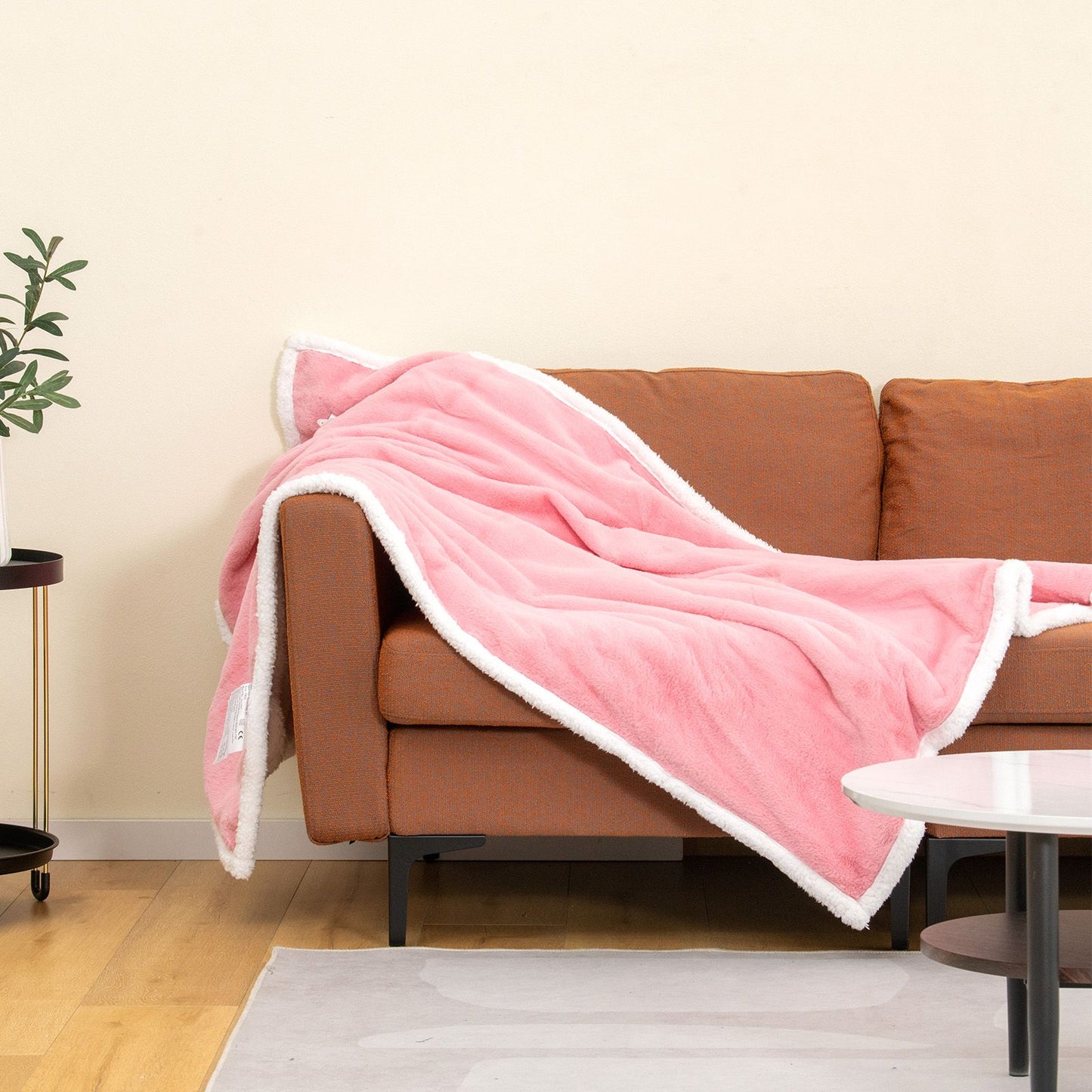 Electric Heated Blanket Throw with 10 Heat Settings