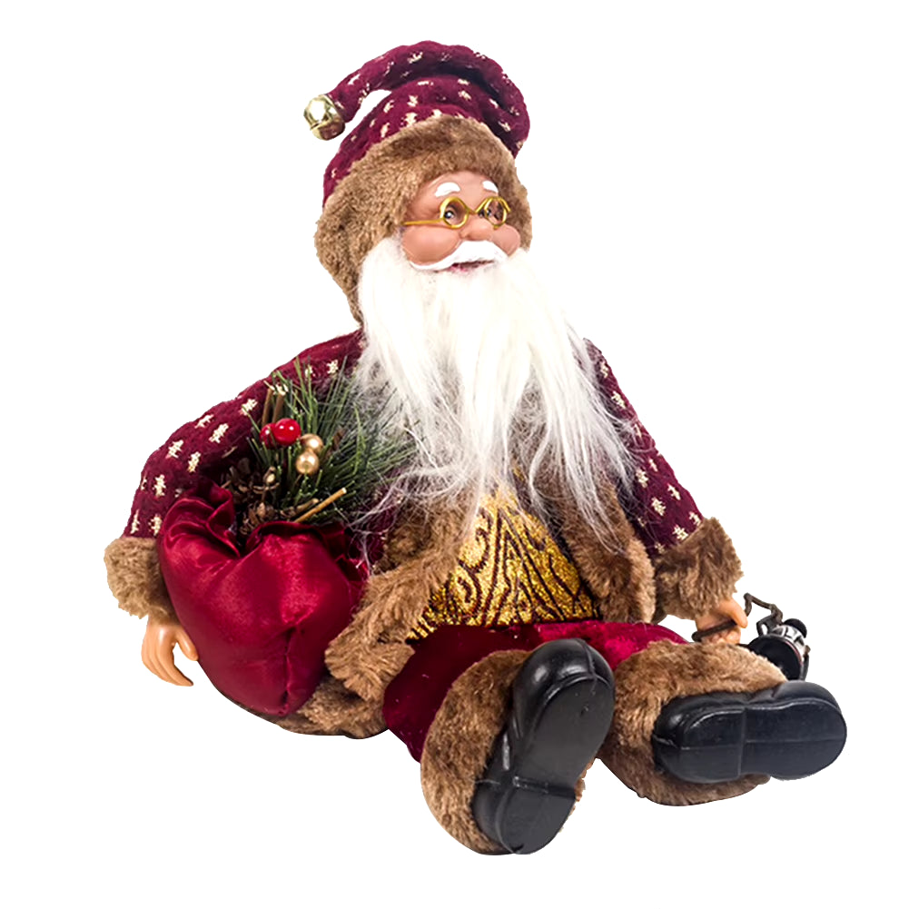 Decorative Desktop Lifelike Santa Doll Figurine By Everything Homez