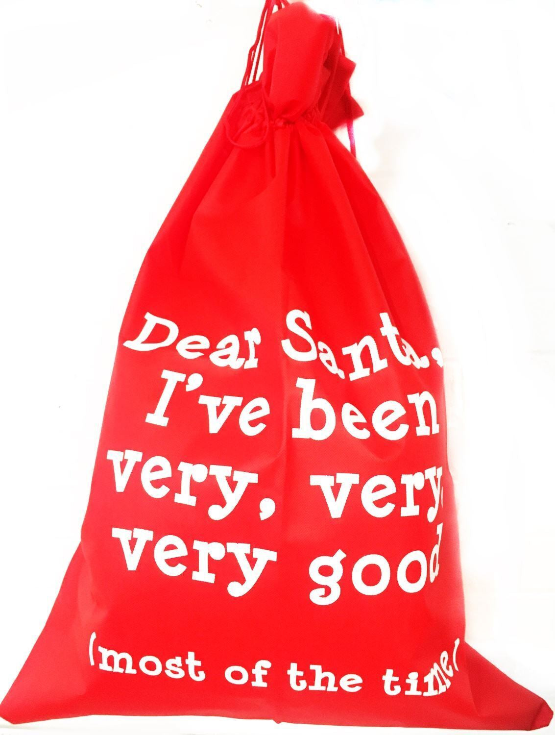 Santa Sack Large Santa Bag Holiday Presents Stocking Stuffers Gift Wrapping