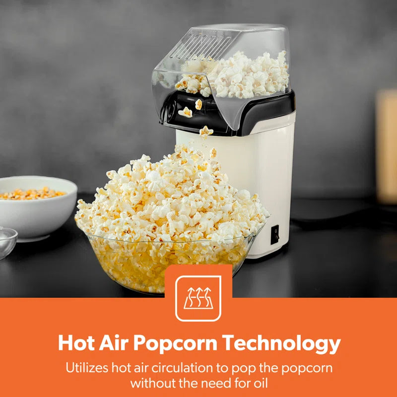 Hot Air Popcorn Popper, Popcorn Machine Cart by Everything Homez