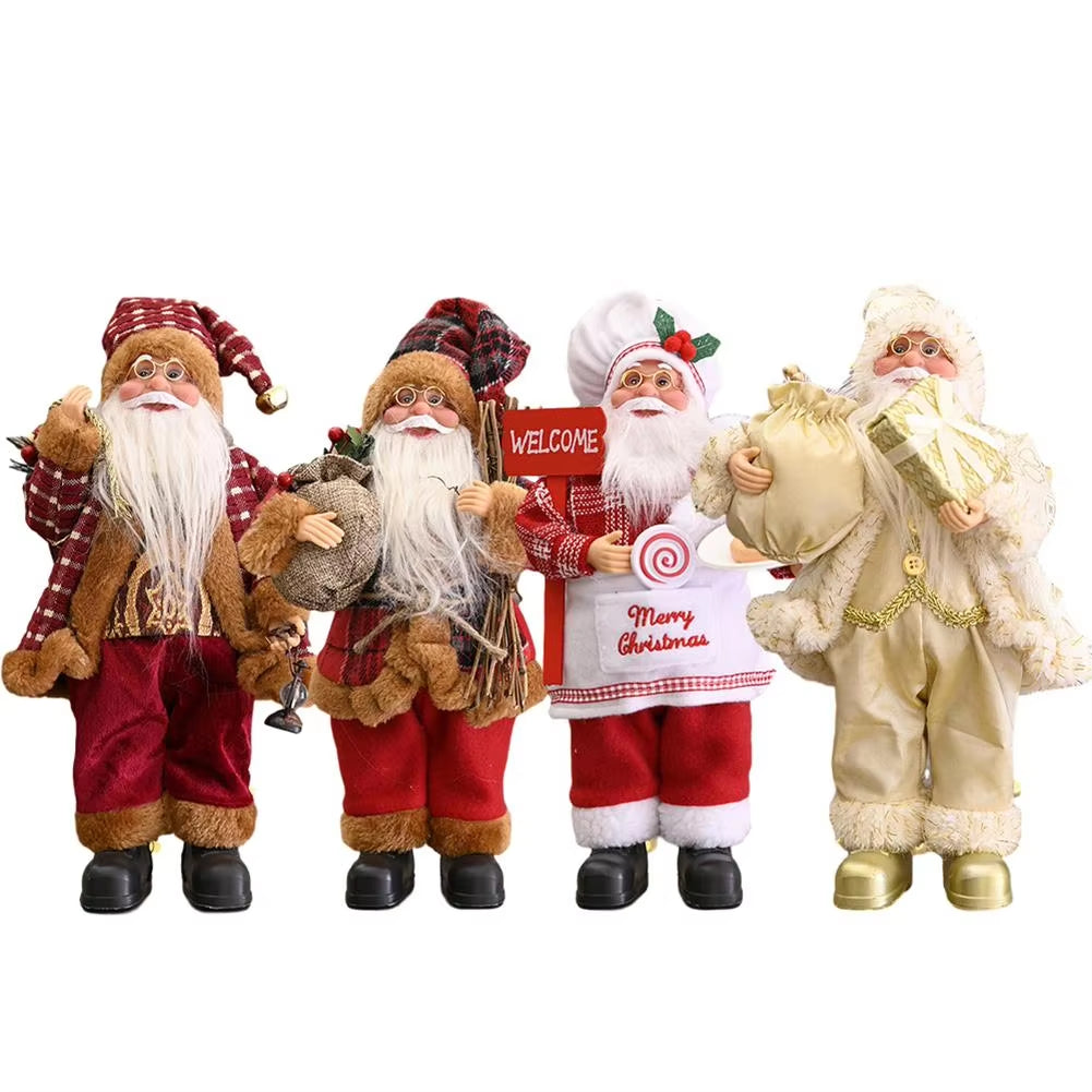 Decorative Desktop Lifelike Santa Doll Figurine By Everything Homez